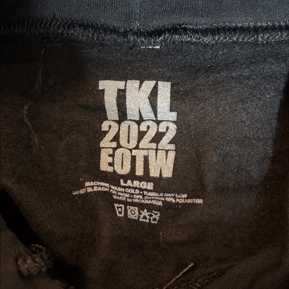TKL THE KID LAROI | hoodie black 2022 tour your first time pullover sweatshirt - Picture 3 of 3